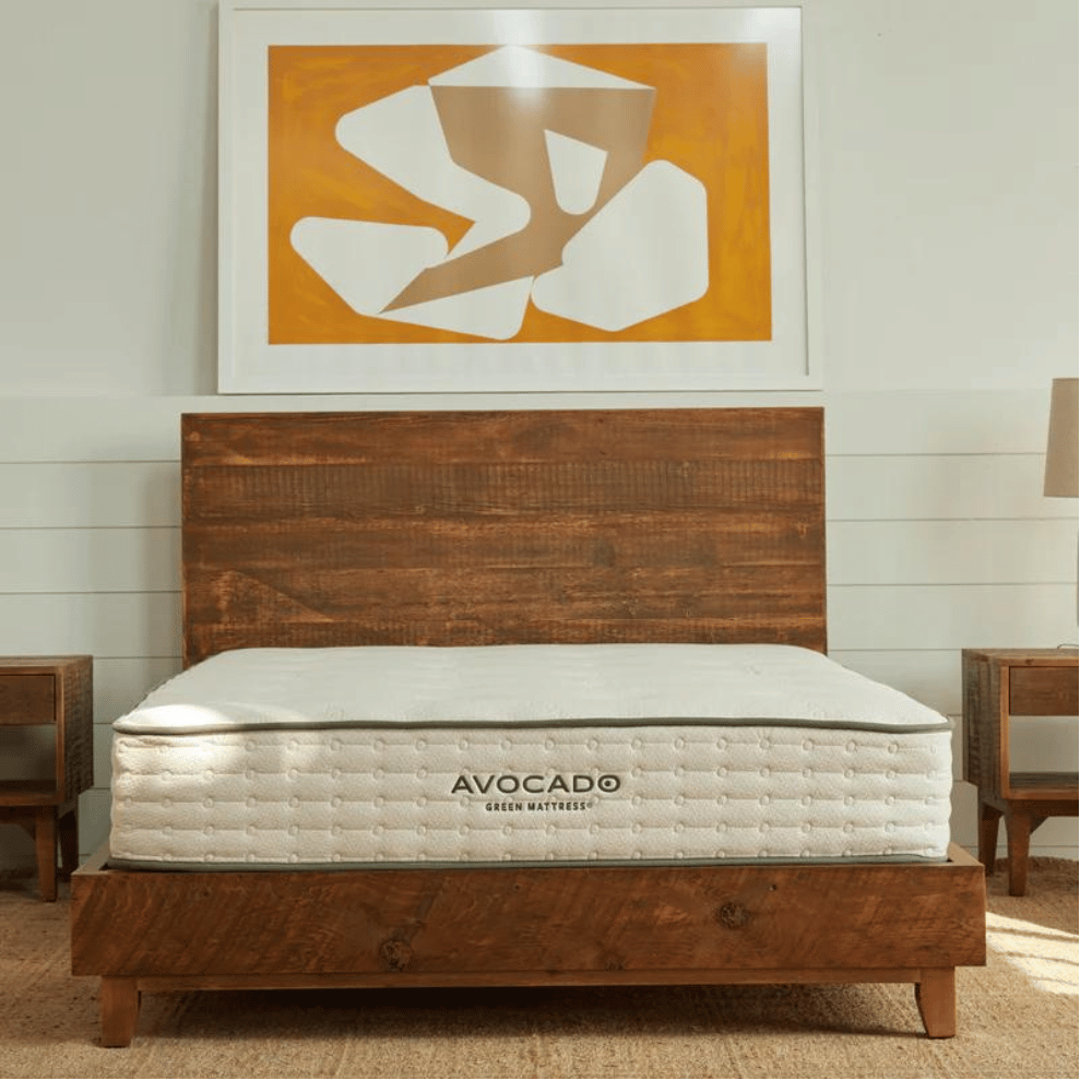 Avocado Green's bed frame offers eco-friendly and sustainable design options. (Credit: Avocado Green Mattress)