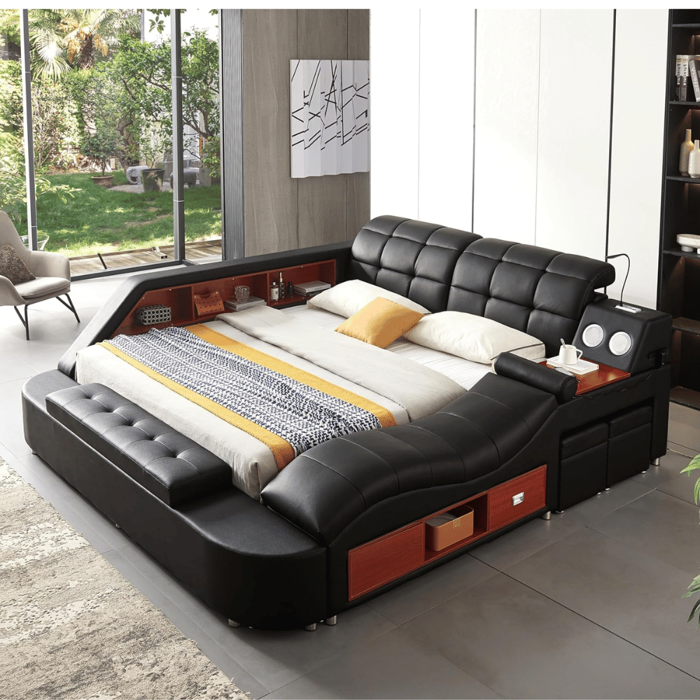 Gahowlen's modern luxury multifunction bed frame represents contemporary innovation. (Credit: Gahowlen)