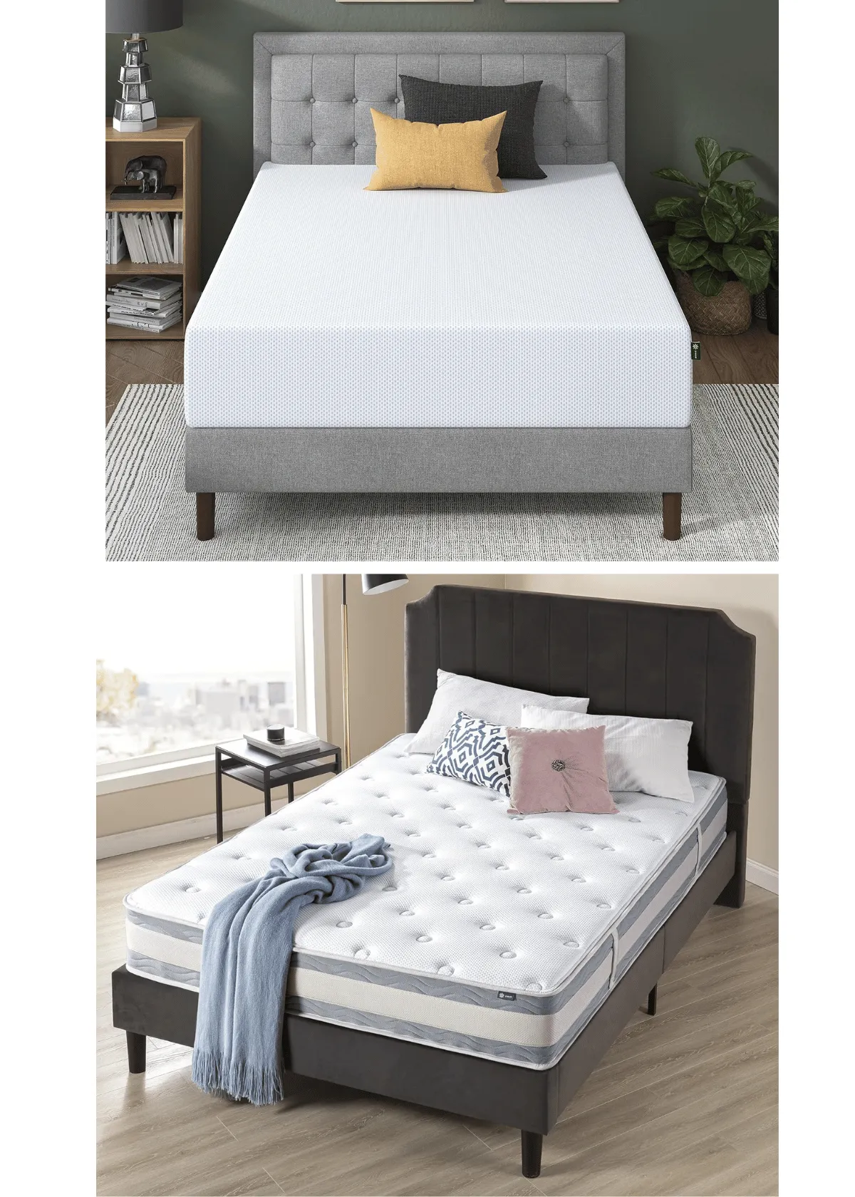 "The Best Affordable ZINUS Green Tea Mattress for Side Sleepers"