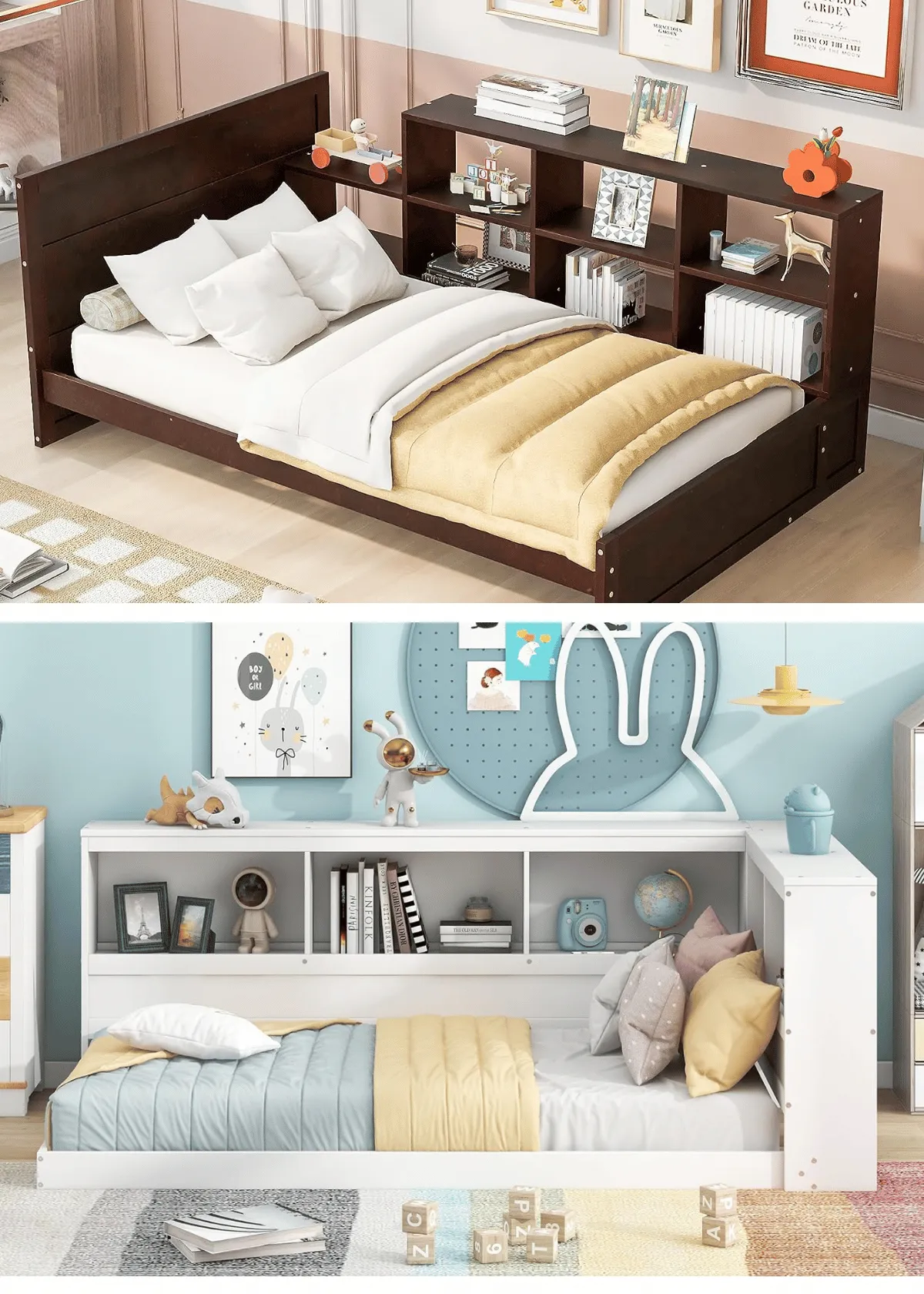 "The Best Bed Frame with Shelves to Save Space in Your Room"