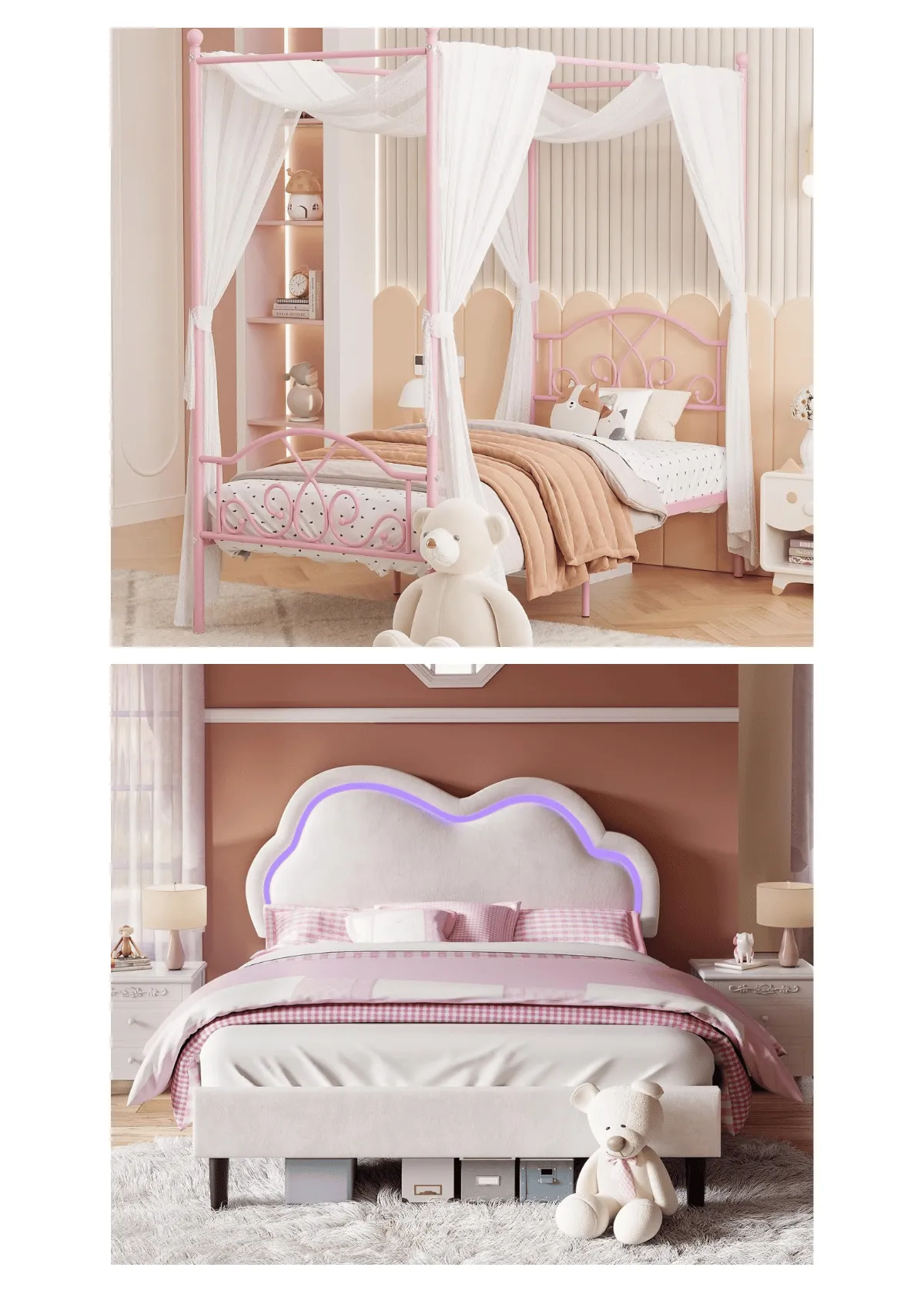 "Transform Her Room with a Fairy-Tale Princess Bed Frame (2024)"